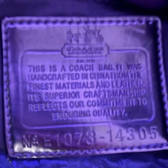 2010 Coach Signature Madison OP Art Maggie Hobo Handbag w/ Gold Hangtag 14305 - Picture 4 of 15